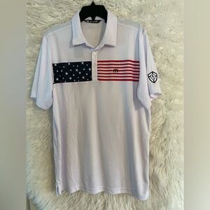 Travis Mathew NWT “Sea To Sea 2.0” Men’s White Short Sleeve Golf Polo Shirt. L